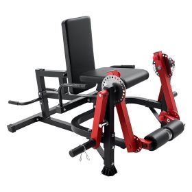 VEVOR Leg Extension and Curl Machine, Seated Leg Rotary Extension for Thigh, Adjustable Lower Body Specialty Exercises Equipment