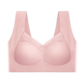 Posture Correcting Bra for Seniors, Anti Sagging Bras (Color: Pink, size: 3XL)
