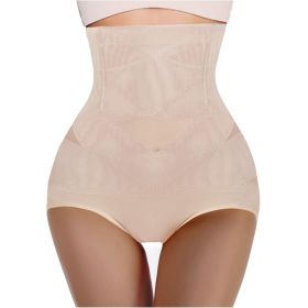 Womens' Tummy Control High Waist Trainer Body Shaper (Color: skin, size: M)
