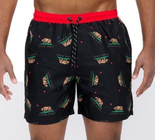 All Cali Swim Shorts (Color: Black, size: S)
